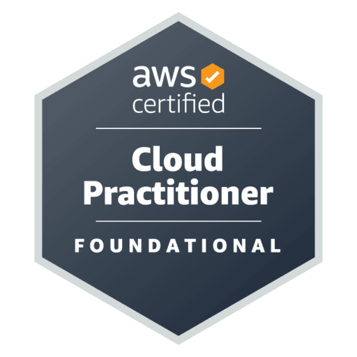 AWS Certified Cloud Practitioner badge
